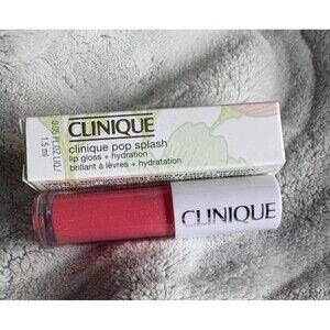 Clinique Pop Splash #Lip Gloss 12 Rosewater Pop Mini Travel 1.5ml / .05oz NIB